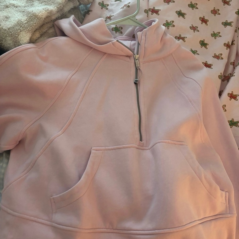 Lululemon Pink Half-Zip Scuba